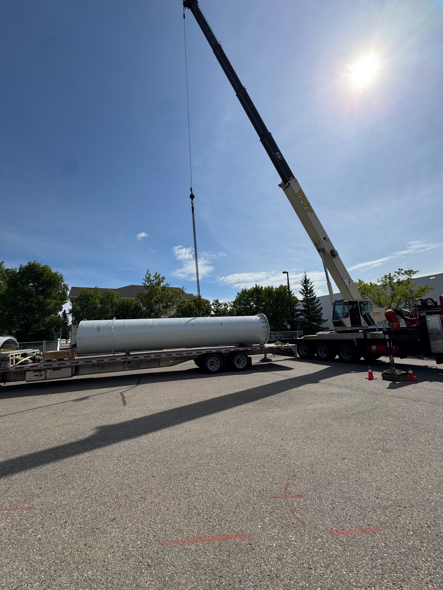 Crane Lift — Monopole Section