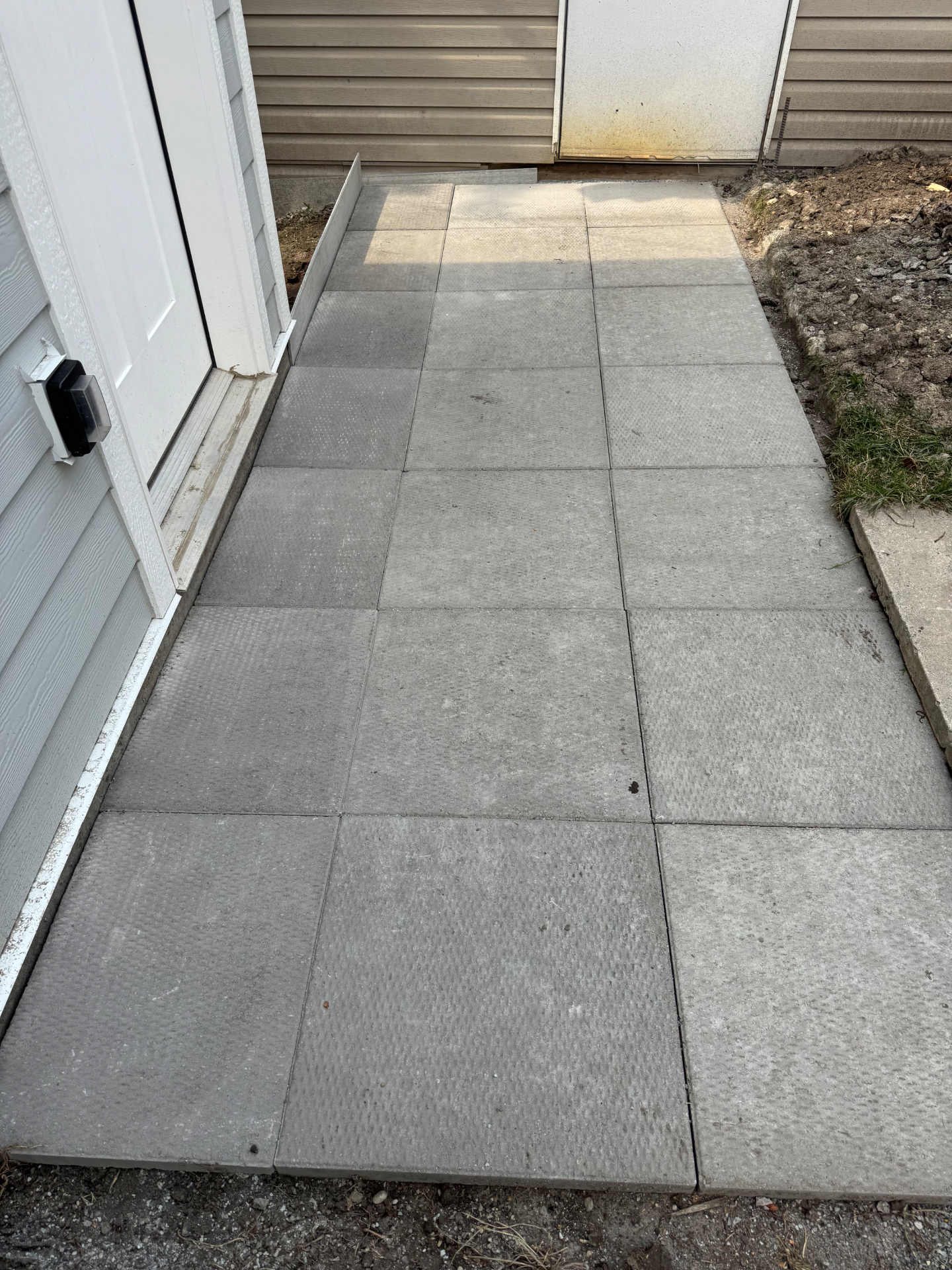 Precast Slab Pathway Install